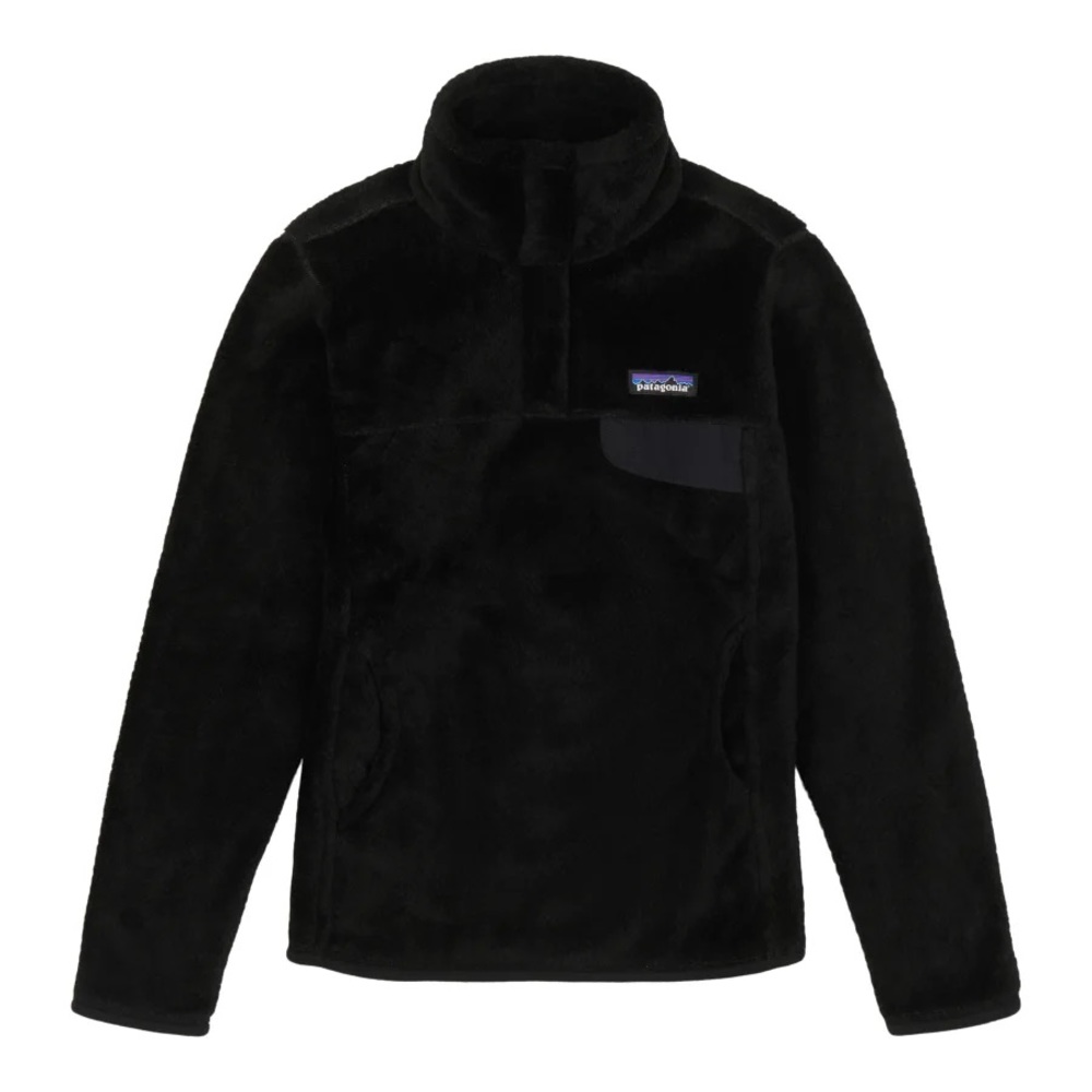 Patagonia Women's “Re-Tool Snap-T Pullover” Quarter Button Pullover Black